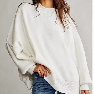 Free people, Easy Street Tunic, Painted White, L